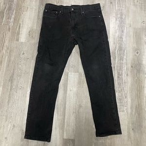 LEVI 502 TAPER FIT - BLACK - W36 L32